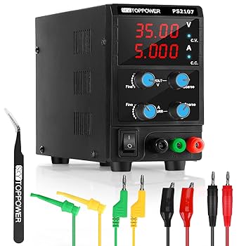 Amazon.co.jp: SKY TOPPOWER安定化電源可変直流 電源 0-35V 0-5A